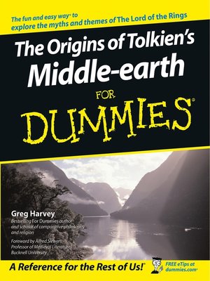 cover image of The Origins of Tolkien's Middle-earth For Dummies